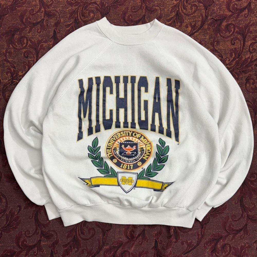 80s University of Michigan Crewneck